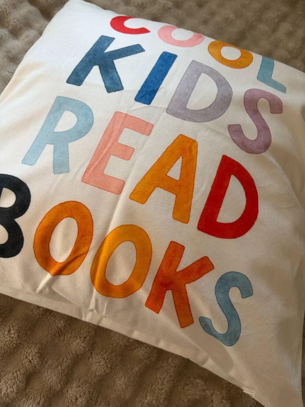Classroom Pillow Cover Double Sided Reading Nook Book Lover Teacher Gift class